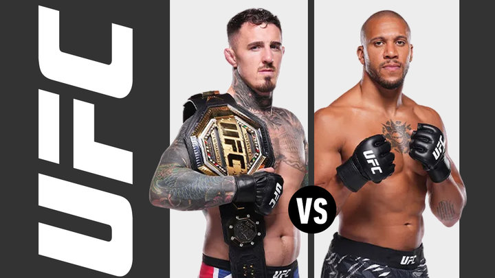 UFC 321 Том Аспиналл — Сириль Ган прямая трансляция 25 октября 2025 постер